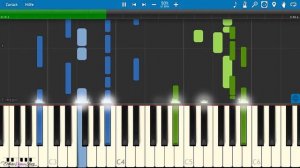Простоквашино - Зима в Простоквашино 50% - 🎹 Piano Tutorial 💖 (Synthesia)