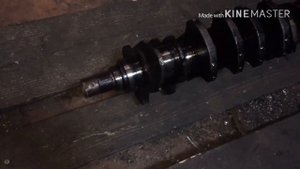 Ремонт шпоночного паза коленвала с двигателя 2C (TOYOTA)