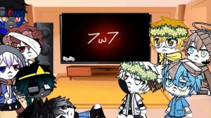 《gacha club》? sans au react to piggy?