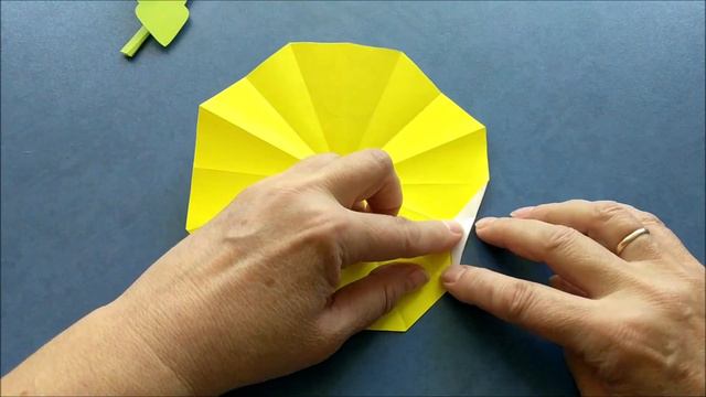 Easy origami paper flower | Простой цветок оригами из бумаги DIY смотреть онлайн