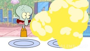 GOOD FOOD VS BAD FOOD CHALLENGE ! ✏️ | SPONGEBOB MUKBANG | MUKBANG ANIMATION | SLIME CAT