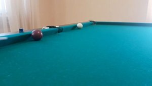 "Француз" через весь стол.Русский бильярд