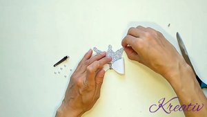 5 DIY Foamiran hair clips/ Заколки из блестящего фоамирана + шаблоны