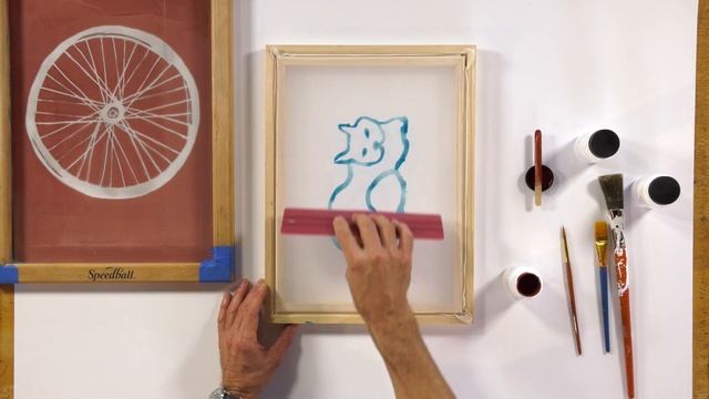 Applying Speedball Screen Filler - Drawing Fluid & Screen Filler Method (Part 3 of 8) смотреть онлайн