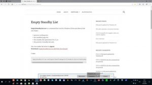 Empty Standby List (выгрузка RAM оперативной памяти в один клик) добавление в планировщик