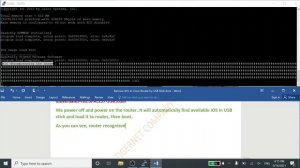 How to recover IOS Router Cisco from ROMMON by USB