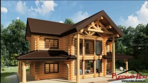 Проект сруб из рубленного бревна «Доброград» 250 м2