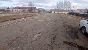 постановка тс на место стоянки под углом 90° градусов