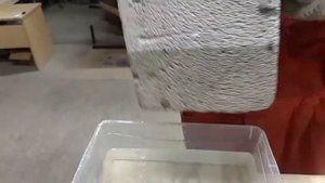 Эффект гидрофобного состава для газобетона  Это надо видеть!!!