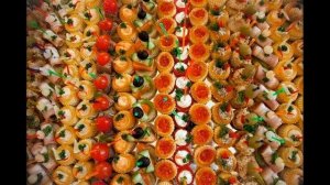закуски канапе на праздничный стол рецепты с фото