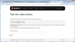 How to embed IP camera live stream into web page