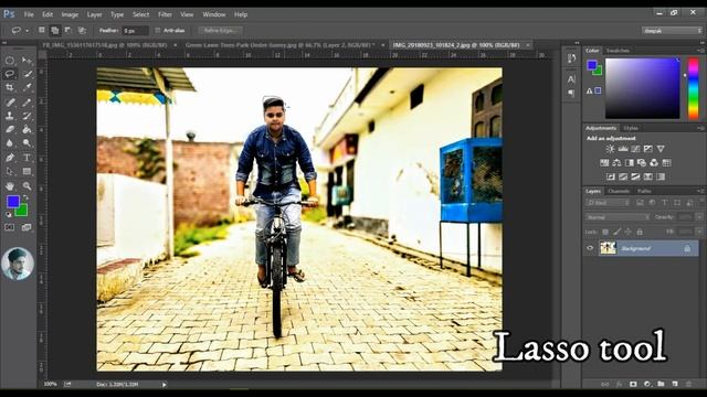 #4 | Lasso Tool, Polygonal Lasso Tool, Magnetic Lasso Tool in PHOTOSHOP [deepak verma] смотреть онлайн