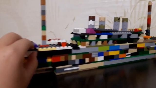 Собираем Титаник из деталей лего Lego #LegoVSK смотреть онлайн