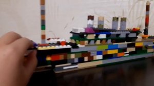 Собираем Титаник из деталей лего Lego #LegoVSK
