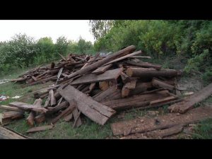 Свалка мусора. Село Раздолье. Краснокамский район.