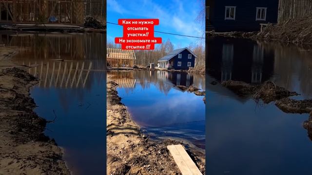 КАК ДЕШЕВО ОТСЫПАТЬ УЧАСТОК ) #участок #спб #дача #благоустройство #дренаж #стройка #дачныйвлог #то
