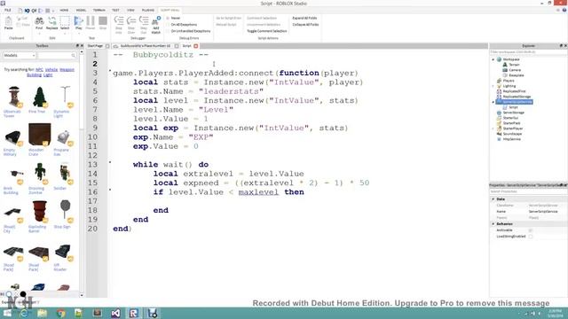Level & XP Ranking System | Roblox Scripting смотреть онлайн