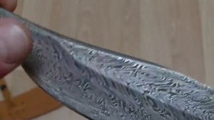 Торцевой дамаск клинка