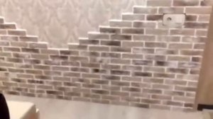 Отделка прихожей декоративным кирпичом