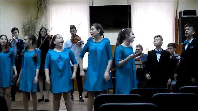 Вокальний ансамбль "Гармонія"+ інструментальний ансамбль "Троїсті музики"    Ізюмська музична школа