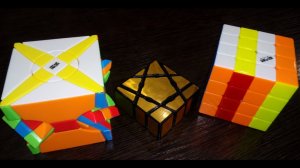 Unboxing №19 MoYu Fisher Time Wheel, YongJun 1x3x3 Ghost Cube, Thunder Clap 4x4. Обзор головоломок