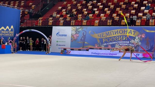 Maria Pobedushkina - Ribbon Russian Championship 2021 TAA 21.45 смотреть онлайн