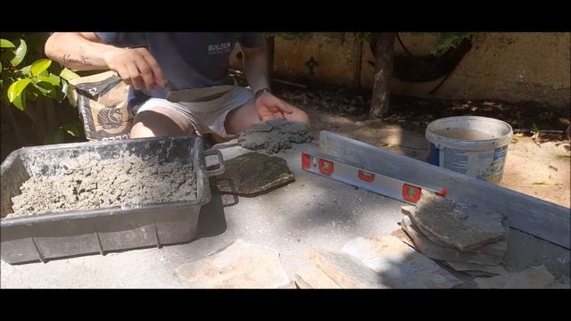 How to build a flagstone patio.(pergola building) смотреть онлайн