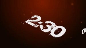 5 минут. Обратный отсчет. Футаж. / 5 minutes. Countdown.