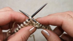 №53 Как вязать накид без дырочки.Twisted Yarn Over - without a hole