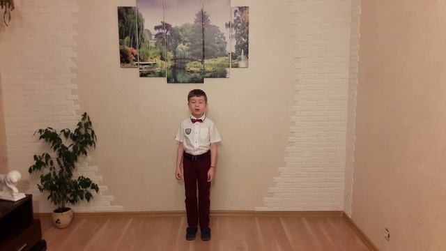 Зинатулин Тимур, 6 лет. Современное стихотворение  "Давайте сохраним родную речь". Конкурс чтецов.