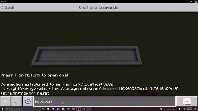 I Made A Live Sub Counter In Minecraft смотреть онлайн