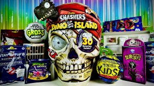 HALLOWEEN MIX! ZURU SMASHERS DINO ISLAND, MEGA GROSS MINIS, MONSTER KIDS, МОНСТРЫ НА КАНИКУЛАХ