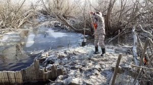 рыбалка на зимний паук! топ лучших уловов на зимний складной и не складной паук!