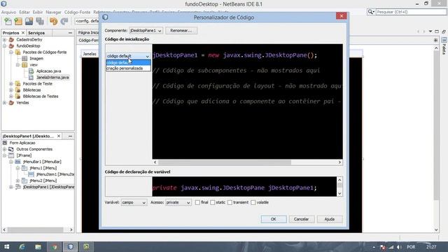 jDesktopPane + Background JAVA NETBEANS смотреть онлайн
