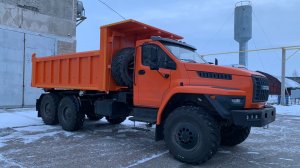 Разработали и установили самосвальную платформу на шасси Урал. Объем платформы 12 куб.м.