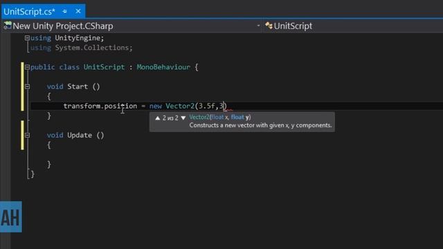 [C#] (C sharp для Unity) | #3 - Первые шаги в Unity