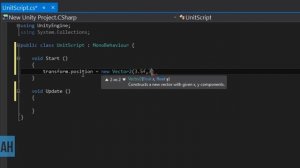 [C#] (C sharp для Unity) | #3 - Первые шаги в Unity