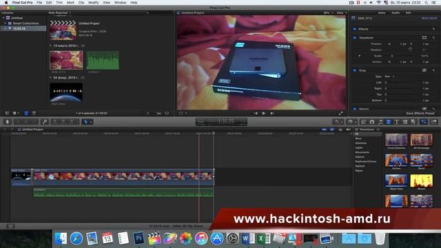 Что купить за 5000р – SSD 120Gb или HDD 1Tb для Hackintosh Mac OS X? смотреть онлайн