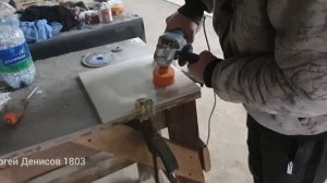 Алмазная коронка для керамогранита, на болгарку!