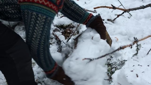 3 Day Winter Camping: SNOW BLOCK SHELTER in the Nordic Forest смотреть онлайн