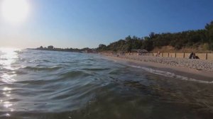 Оленевка. Пляж пансионата "Солнечная долина". Что с ним стало в сезон 2023?