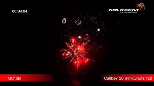 Батарея салютов Maxsem, 0,8"-128 залпов, IMPASSNE, MC138
