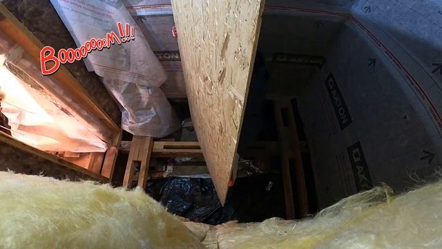 Ванная комната в бытовке #2. Делаем полы, Утепляем крышу. смотреть онлайн