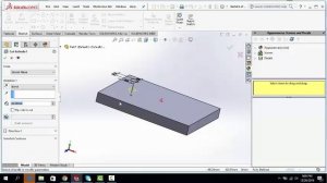 3 Solidworks Extrude Cut and Liner Pattern