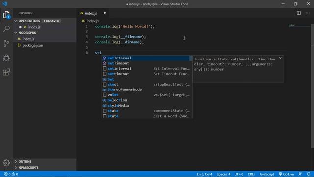 Node JS Tutorial - Global Object