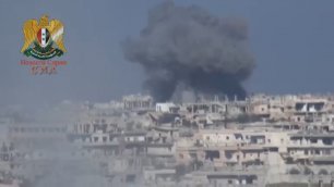 Сирия. Авиаудары по укрытиям террористов в провинции Хомс