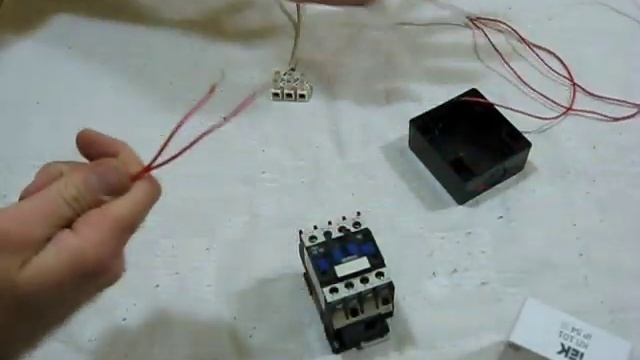 Как подключить магнитный пускатель смотреть онлайн