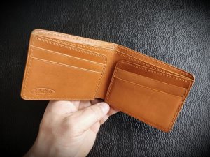 Обзор кошелька ручной работы.