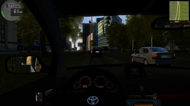 City Car Driving 1.5.4 Toyota Avensis (2006) смотреть онлайн