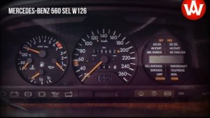 W126 Mercedes-Benz 560 SEL the starting point of the S-class, 1988